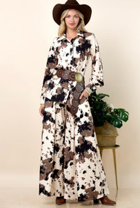 Cow Print Palazzo