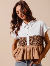 Load image into Gallery viewer, Animal Print Combo Top