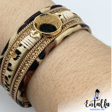 Load image into Gallery viewer, Pulsera de Leopardo