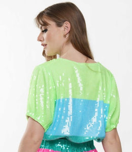 Rainbow Bday Top